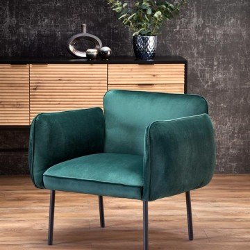 Фото1.Кресло BRASIL Halmar Темно-зеленый